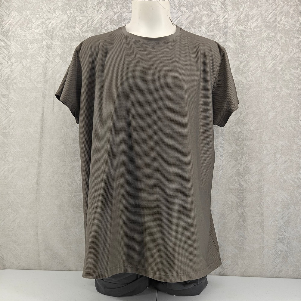Duluth Trading Co Go Buck Naked T-Shirt Mens 2XL Gray Mesh Performance 94250